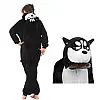 Пижама Кигуруми детская BearWear Хаски New (на молнии) L 125 - 135 см Черный (K0W1-0135-L)