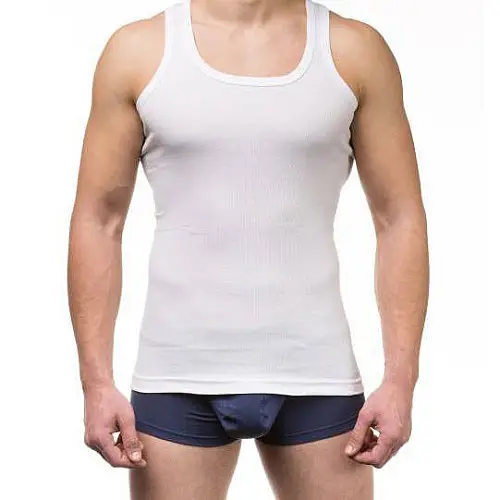 Майка чоловіча біла MAN's SET M