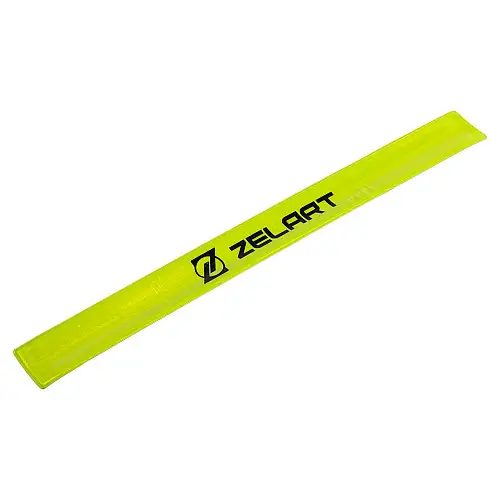 Світловідбивна пов'язка Zelart FI-7852 30x3 см Салатовий