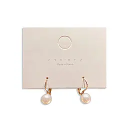 Сережки Pearl Ear Clip (18002) Bioworld