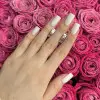 Серебряные серьги SilverBreeze с фианитами (2138273)