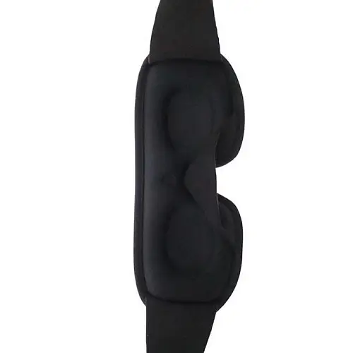 Пов'язка на очі для сну Stenson 3D Soft Black