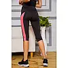 Спортивные женские бриджи черно-розовый 172R53 Ager S