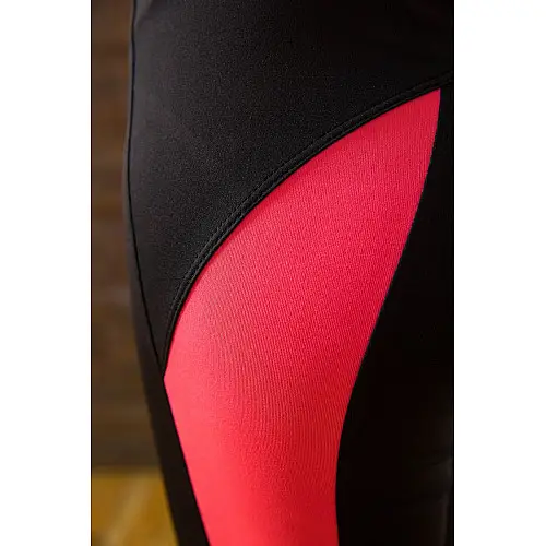 Спортивные женские бриджи черно-розовый 172R53 Ager S