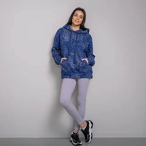 Худи жіноче 101382 р.L Fashion Синій