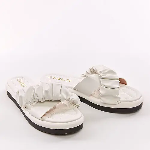 Шлепанці жіночі 338096 р.36 (23,5) Fashion Білий