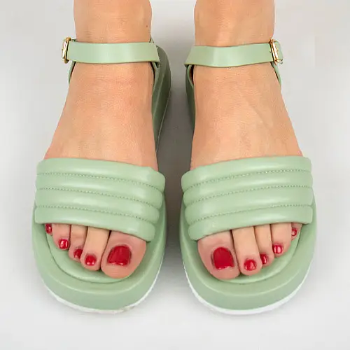Босоніжки жіночі 336825 р.38 (24,5) Fashion Зелений
