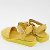 Босоножки женские кожаные 338596 р.40 (25) Fashion Желтый