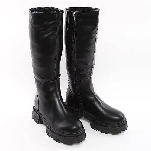 Сапоги женские зимние 338719 р.36 (23) Fashion Черный
