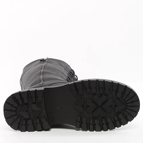 Полусапоги женские зимние 338720 р.37 (23,5) Fashion Черный