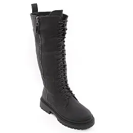Полусапоги женские зимние 338720 р.38 (24) Fashion Черный