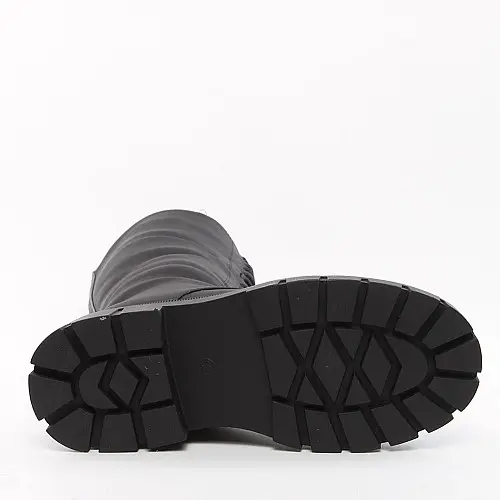 Полусапоги женские зимние 338724 р.39 (24,5) Fashion Черный