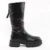 Полусапоги женские зимние 338718 р.37 (23,5) Fashion Черный