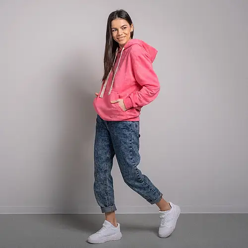 Худи жіноче рожеве 101385 р.XL Fashion Рожевий