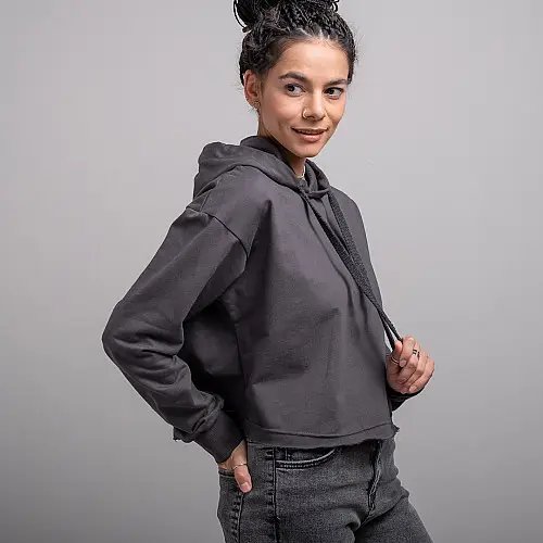 Худи жіноче 102579 р.M Fashion Сірий