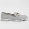Мокасины женские 339634 р.36 (23) Fashion Серый