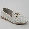 Мокасины женские 339635 р.36 (23) Fashion Белый