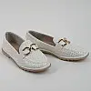 Мокасины женские 339635 р.38 (24) Fashion Белый