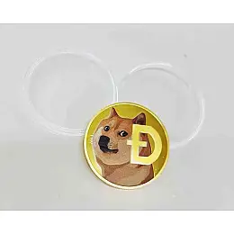 Сувенірна монета Eurs Dogecoin DOGE Золотий колір (DOGE-G-2)