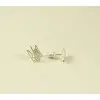 Пусеты герб маленькие Maxi Silver 9163
