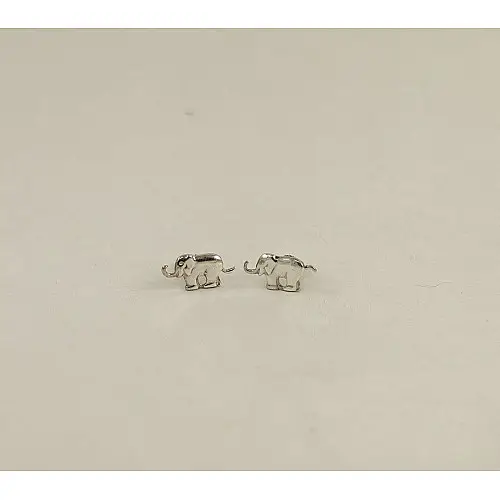 Пусеты слоники Maxi Silver 8825