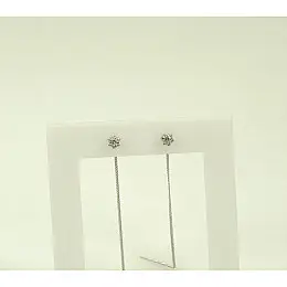 Пусеты цепочки Maxi Silver 8734