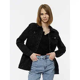 Джинсовая куртка женская XS черный FREE BLUE ЦБ-00214174