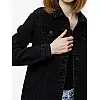 Джинсовая куртка женская XS черный FREE BLUE ЦБ-00214174
