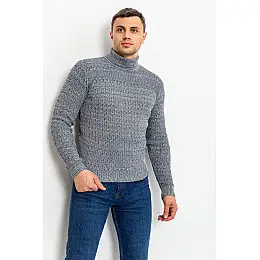 Свитер-гольф мужской серо-синий 161R001 Ager XL