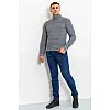 Свитер-гольф мужской серо-синий 161R001 Ager XL