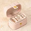Шкатулка Casegrace SP-01244 Pink 6,6*4*4,7 для колец и ювелирных изделий портативная компактная (12186-67709)
