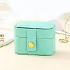 Шкатулка Casegrace SP-01244 Turquoise 6,6*4*4,7 для колец и ювелирных изделий портативная компактная (12186-72300)