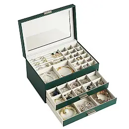 Шкатулка Casegrace SP-01223 для украшений Зелений (12184-72327)