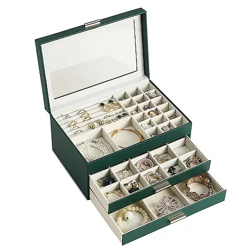 Шкатулка Casegrace SP-01223 для украшений Зелений (12184-72327)
