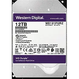 Накопичувач HDD SATA 12.0TB WD Purple 7200rpm 256MB (WD121PURZ)