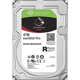 Накопитель HDD SATA 4.0TB Seagate IronWolf Pro NAS 7200rpm 256MB (ST4000NE001)