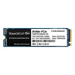 Накопитель SSD 128GB Team MP33 M.2 2280 PCIe 3.0 x4 3D TLC (TM8FP6128G0C101)