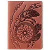 Обложка для паспорта из винтажной кожи SHVIGEL 13792 Красная