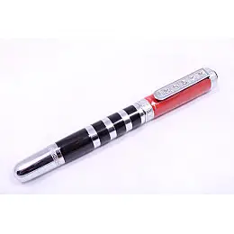 Ручка перова Gianni Terra Red With Black Червоно-чорний корпус (HHB/F(red))