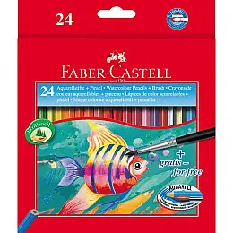 Набор акварельных карандашей Faber-Castell 24 цвета