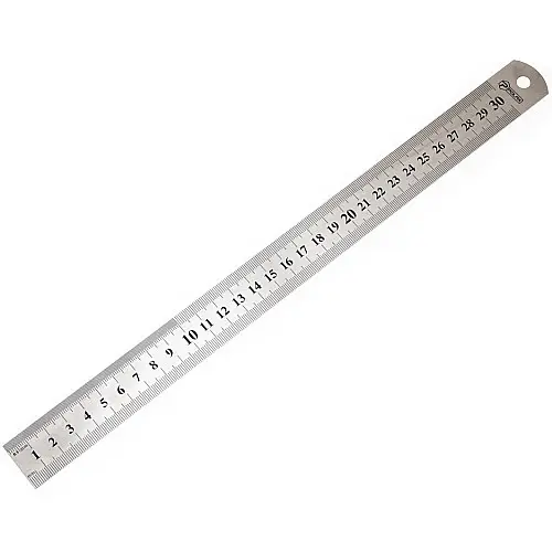 Лінійка металева Polax 30 см (38-010)