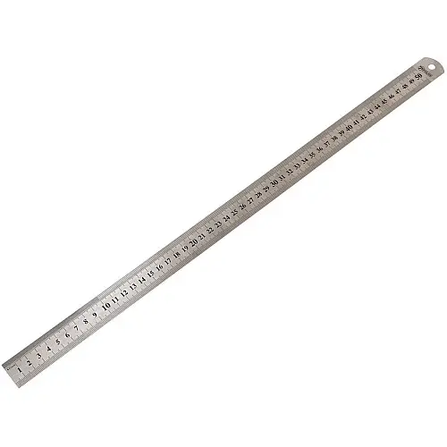 Линейка металлическая Polax 50 см (38-011)