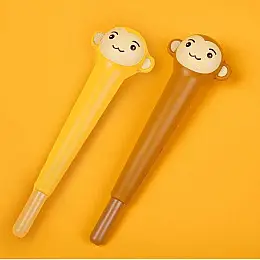 Набір ручок масляних BookOpt 0.7 мм BP5028 Squishy Monkey 2 шт