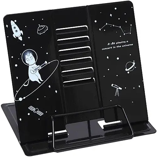 Подставка для книг "Котик Космонавт" Bambi LTS-8164 металлическая Вид 3