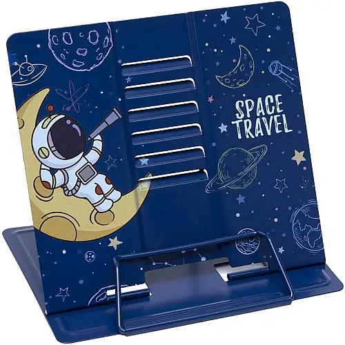 Подставка для книг "Космонавт на Луне" Bambi LTS-8211 металлическая Вид 1