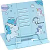 Подставка для книг "Unicorn" Bambi LTS-YD1001 металлическая Blue