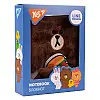 Блокнот пушистый YES Line Friends Brown (151745)