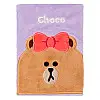 Блокнот пушистый YES Line Friends Choco (151746)