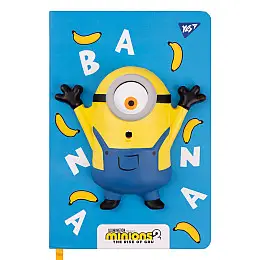 Блокнот-сквиш YES А5 128 л Minions твердый (151789)
