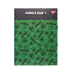 Папка YES A4 на резинке Minecraft. Creepers (492214)